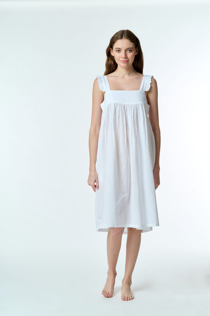 Arabella - Nightie Pin Tucked (64HS) -Short