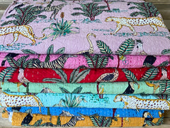 Kantha, Safari blue
