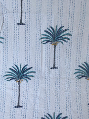 Kantha, Blue Palm Tree