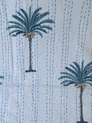 Kantha, Blue Palm Tree