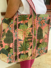 Tote Bag - Printed & quilted