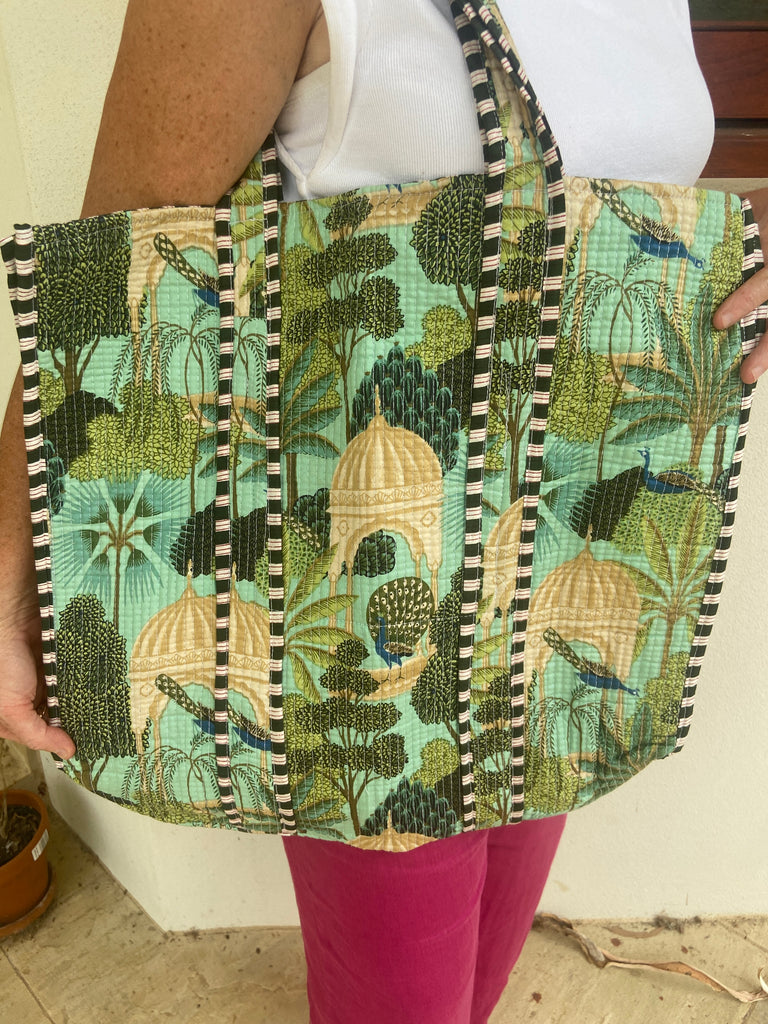 Tote Bag - Printed & quilted
