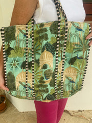 Tote Bag - Printed & quilted