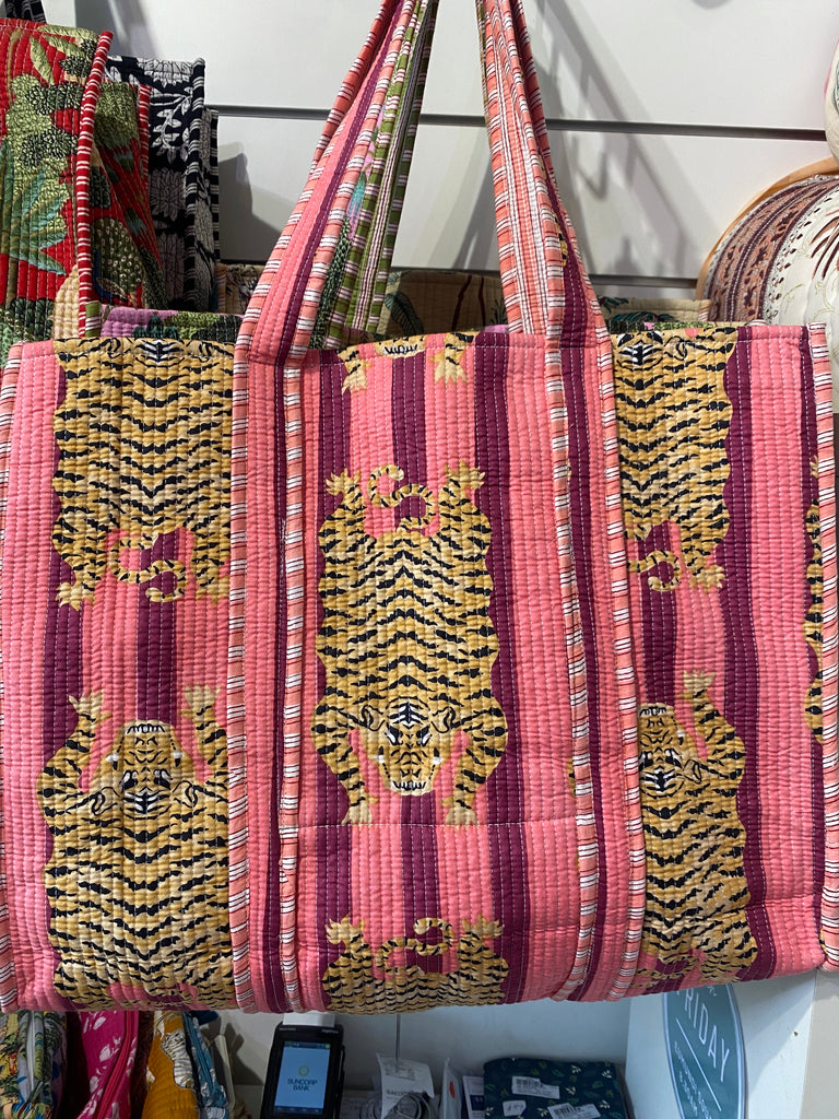 Tote Bag - Printed & quilted