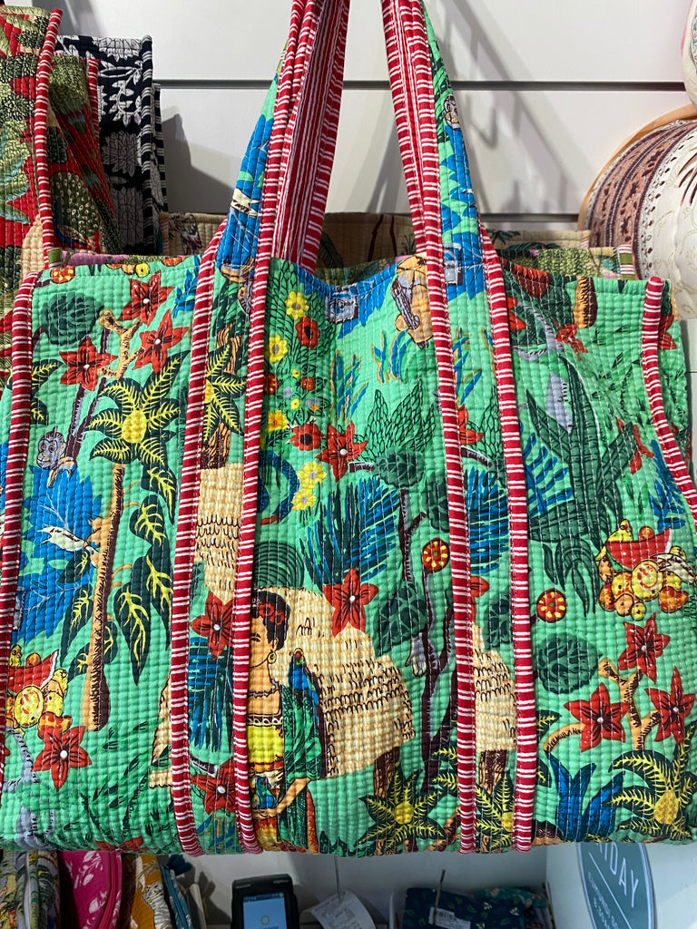 Tote Bag - Printed & quilted