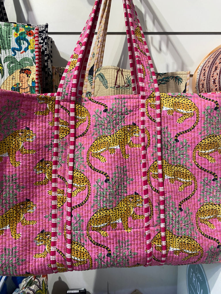 Tote Bag - Printed & quilted