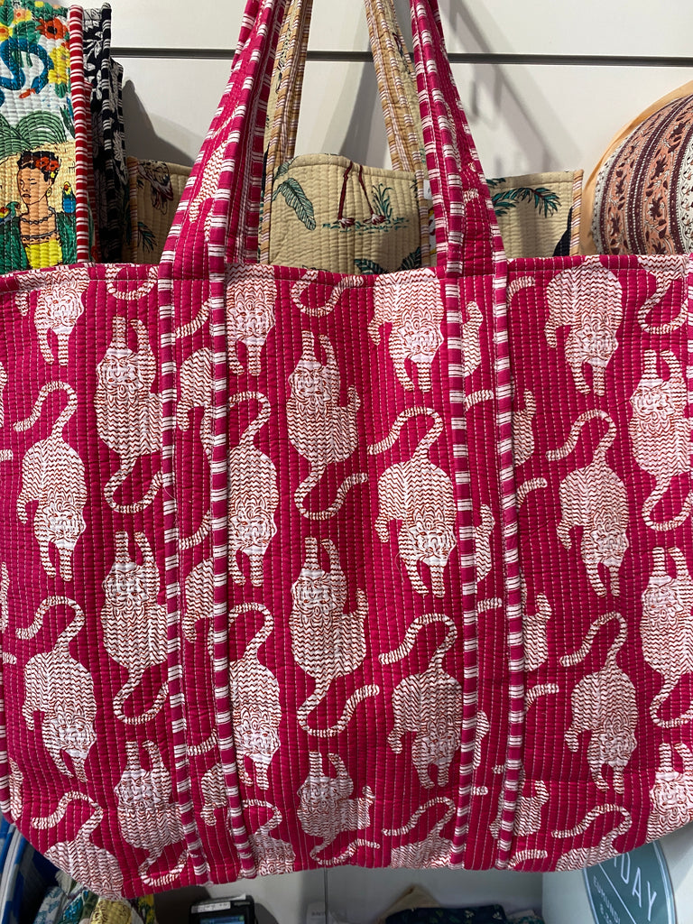Tote Bag - Printed & quilted