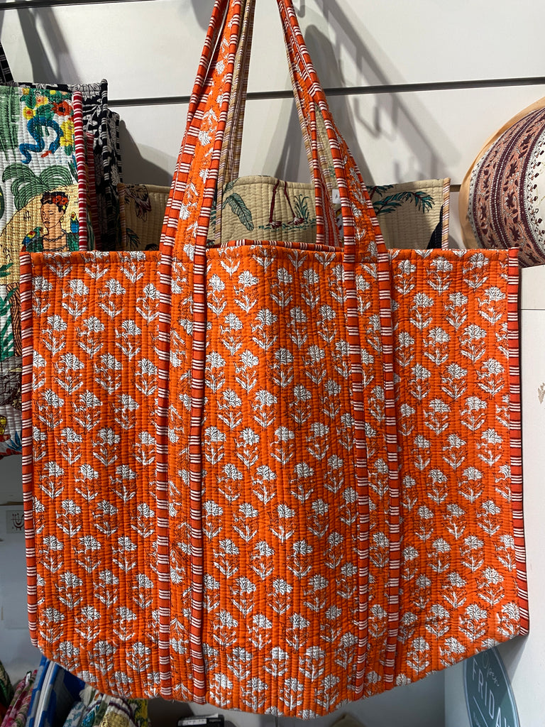 Tote Bag - Printed & quilted