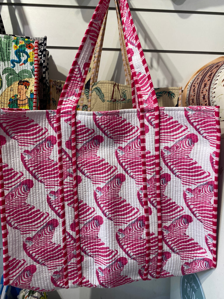 Tote Bag - Printed & quilted