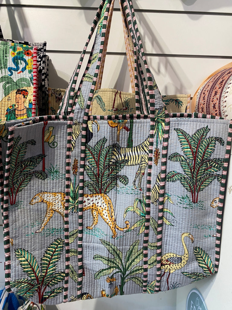Tote Bag - Printed & quilted