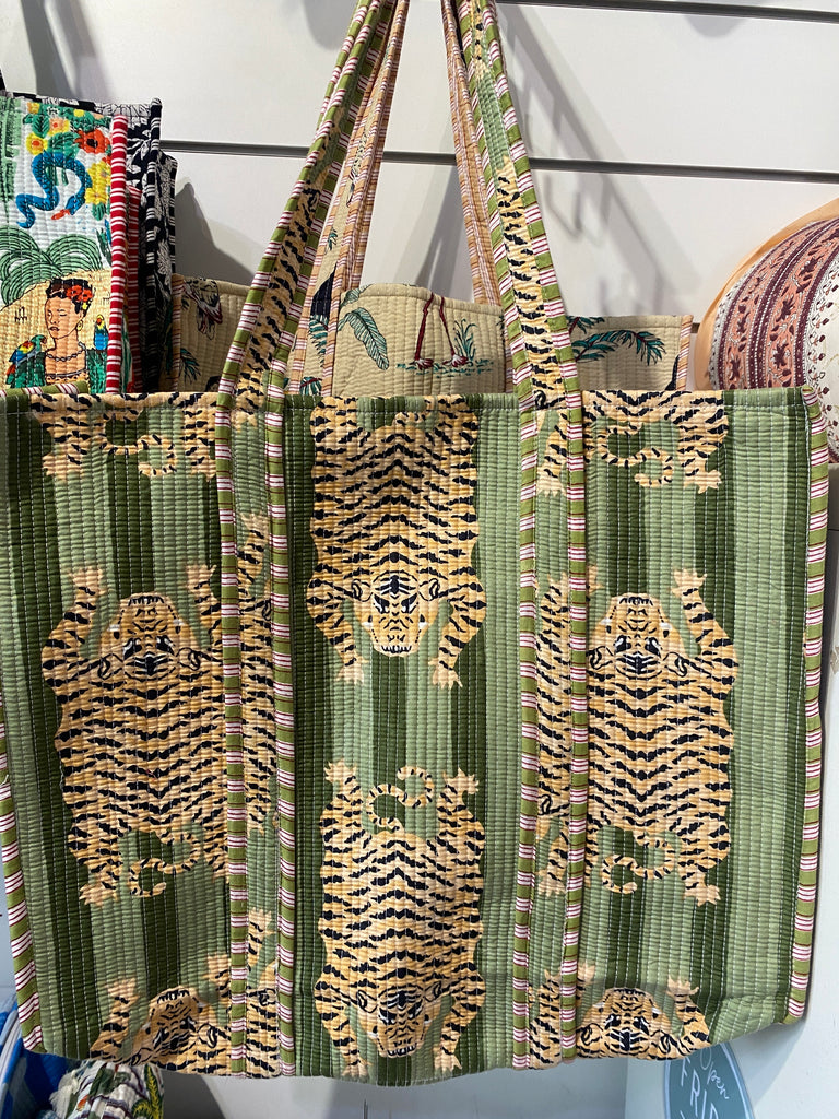 Tote Bag - Printed & quilted