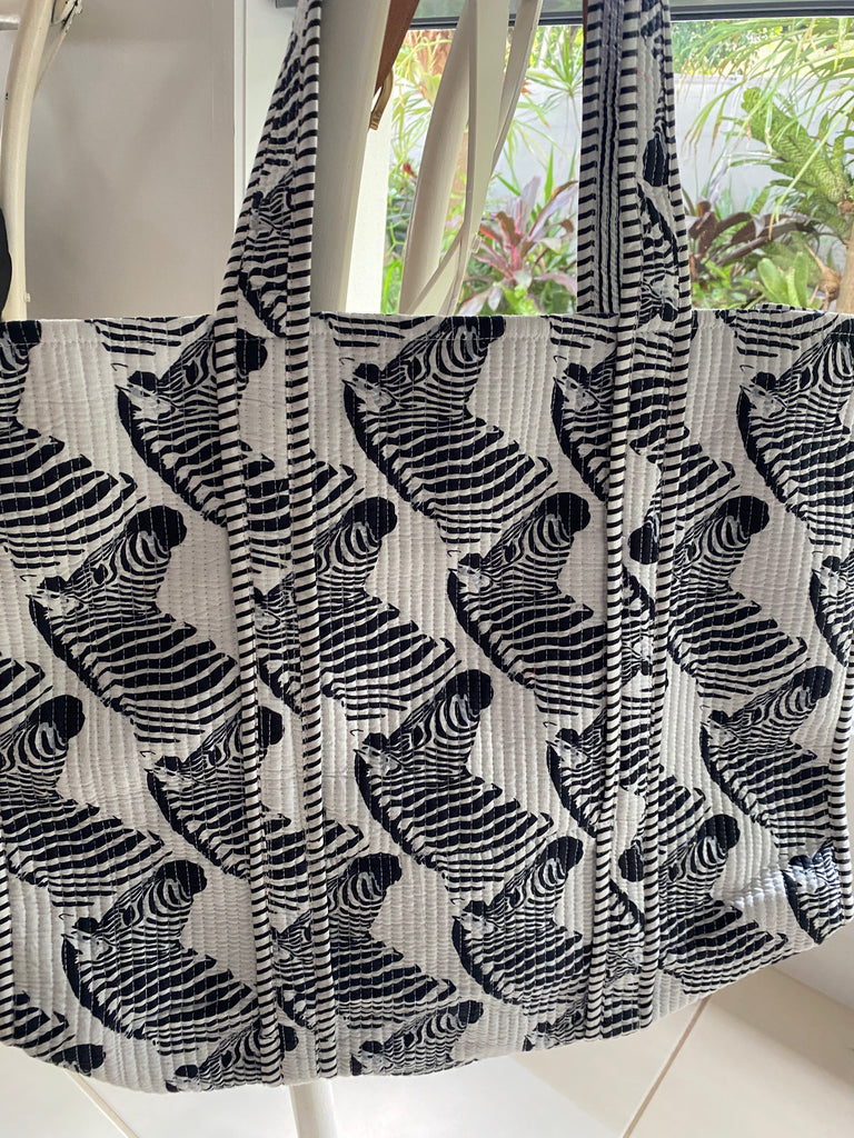 Tote Bag - Printed & quilted