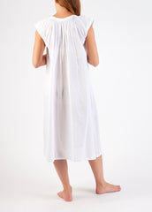 Arabella - Nightie Capped Sleeve Hail Spot, (758A)