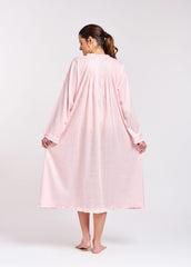 Arabella - Nightie Long sleeve, Pink Gingham (757CP)