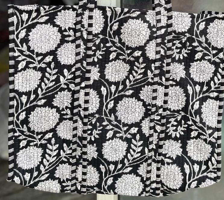 Tote Bag - Printed & quilted
