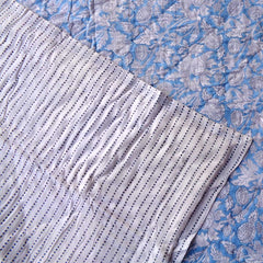 Cotton Quilt, block printed with cotton padding