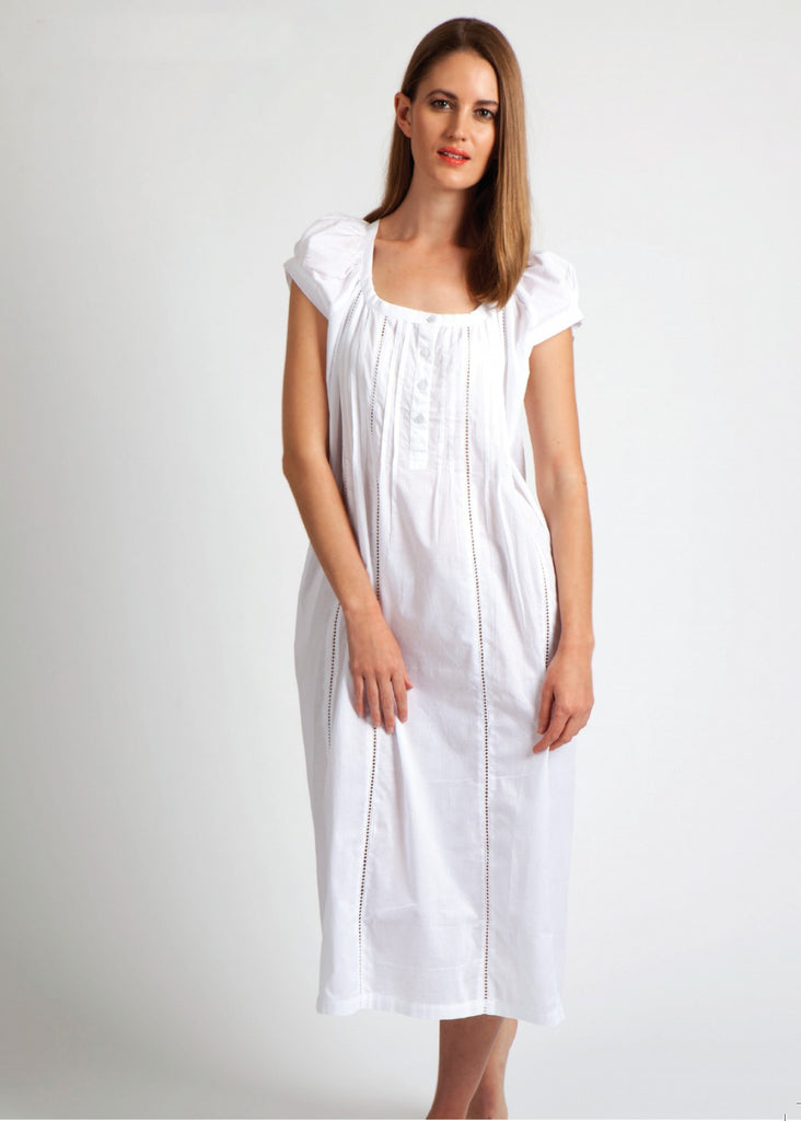 Arabella - Nightie Capped Sleeve, (758B)