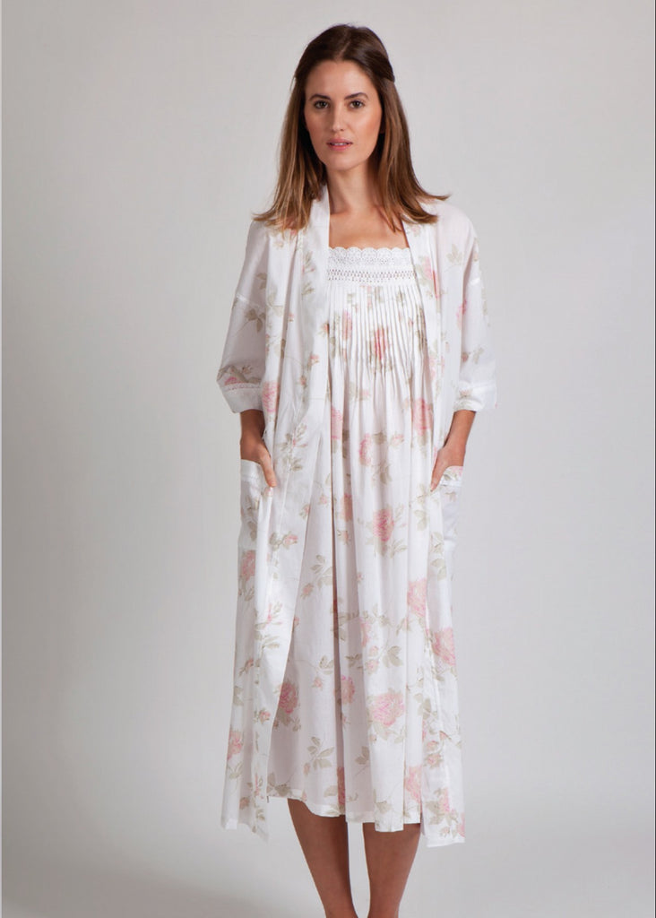 Arabella - Dressing Gown, Robe, Floral print (75F1)