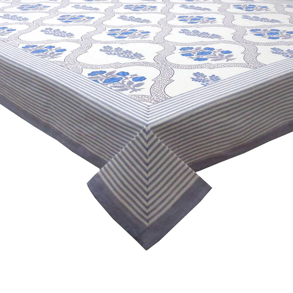 Block printed tablecloths, 180 x 180cm