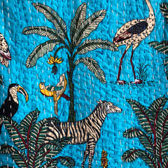 Kantha, Safari blue