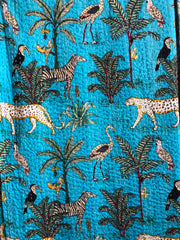 Kantha, Safari blue