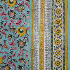 Block printed tablecloths, 180 x 270cm, 180 x 340cm long rectangle
