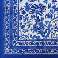 Block printed tablecloths, 150 x 220, 180 x 270cm, 180 x 340cm long rectangle