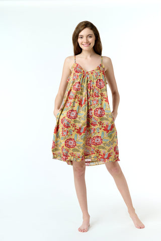 Arabella - Nightie, printed short, 866D1