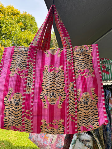 Tote Bag - Printed & quilted