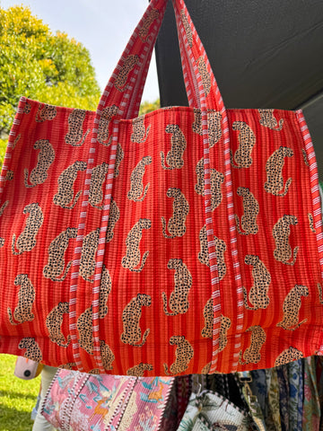 Tote Bag - Printed & quilted