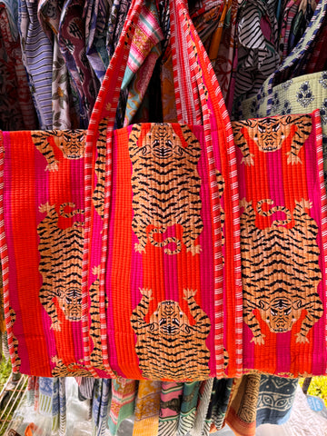 Tote Bag - Printed & quilted