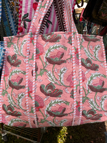 Tote Bag - Printed & quilted