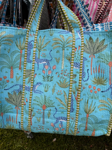 Tote Bag - Printed & quilted