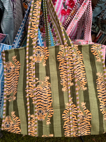 Tote Bag - Printed & quilted
