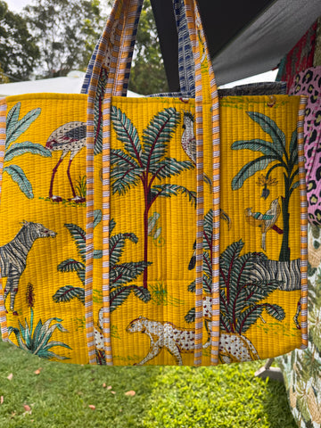 Tote Bag - Printed & quilted