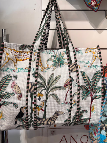 Tote Bag - Printed & quilted