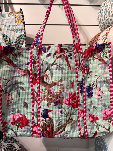 Tote Bag - Printed & quilted