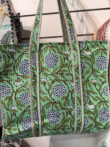 Tote Bag - Printed & quilted