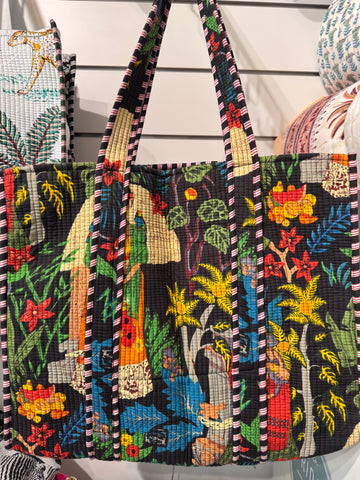 Tote Bag - Printed & quilted