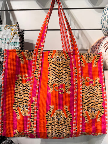 Tote Bag - Printed & quilted