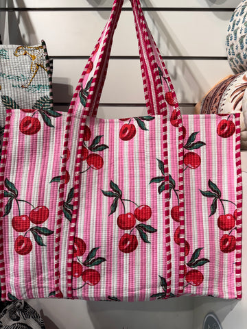 Tote Bag - Printed & quilted