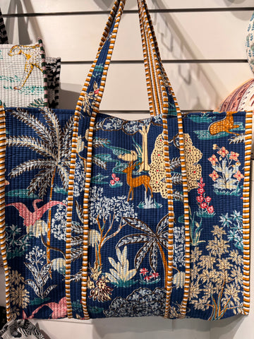 Tote Bag - Printed & quilted