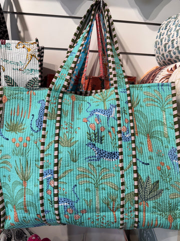 Tote Bag - Printed & quilted