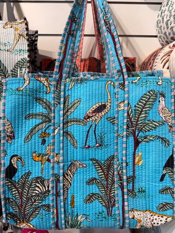 Tote Bag - Printed & quilted