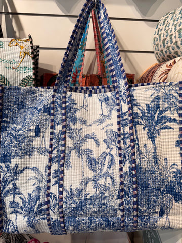 Tote Bag - Printed & quilted