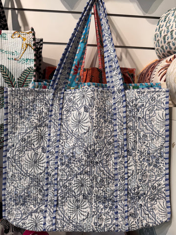 Tote Bag - Printed & quilted