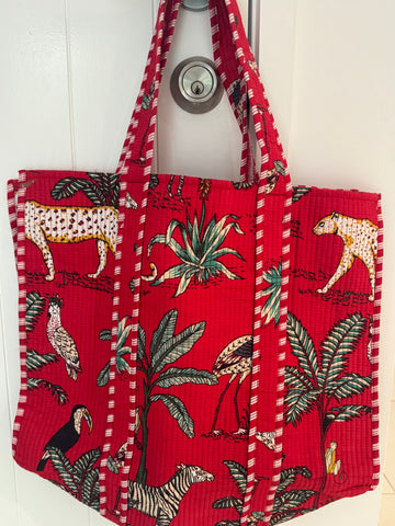 Tote Bag - Printed & quilted