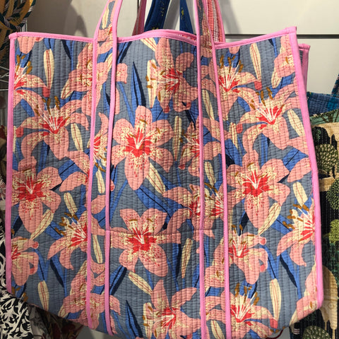 Tote Bag - Printed & quilted