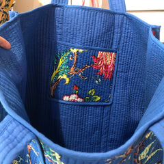 Tote Bag - Printed & quilted