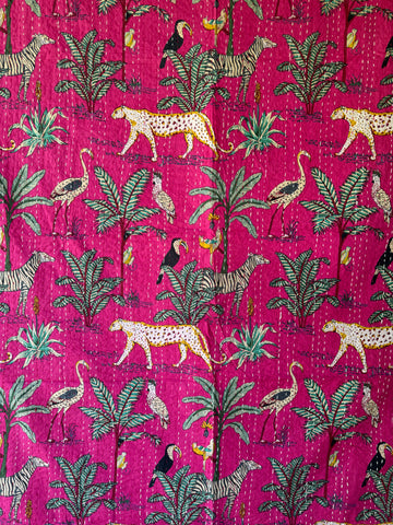Kantha, Hot pink Safari